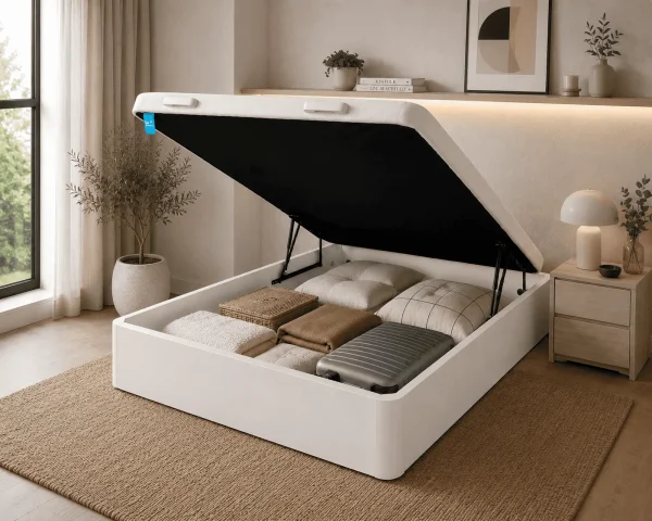 Canapé Abatible de Madera con Gran Capacidad | Disponible en 6 Colores | Málaga