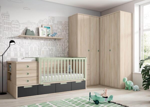 Dormitorio infantil transformable