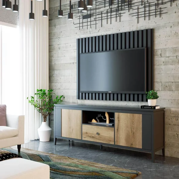 Mueble de salón con palillería