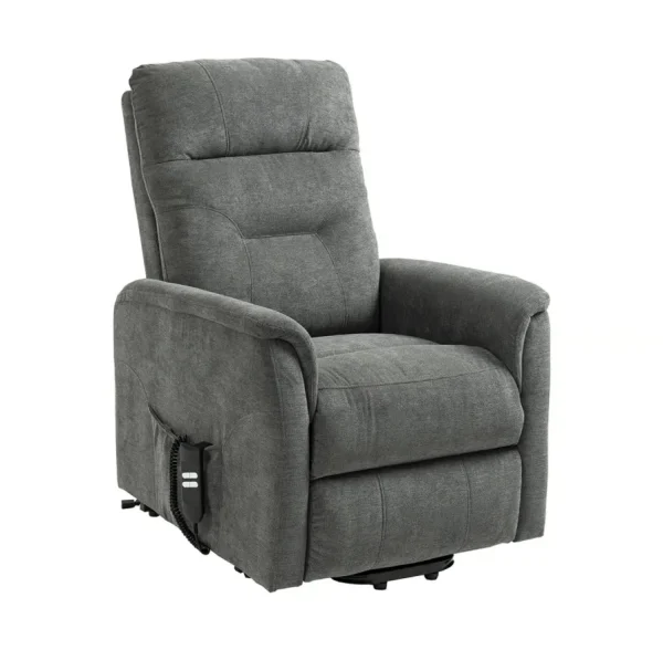 Sillón relax powerlift 2 motores gris