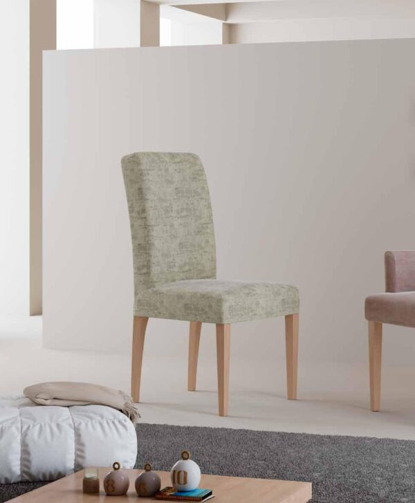 Silla 908 Tapizada en Madera de Haya